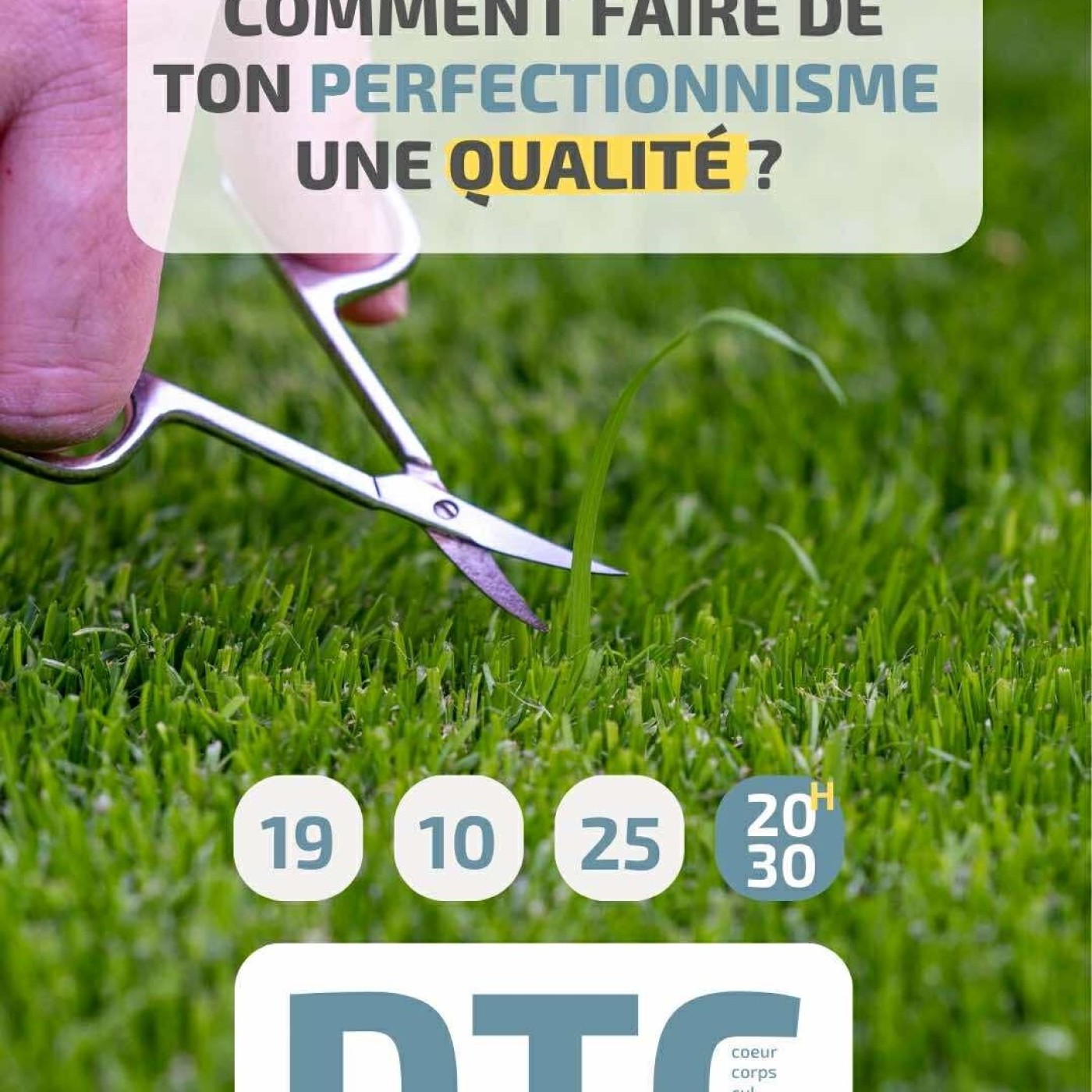 DTC - « Comment faire de ton perfectionnisme une qualité ? » - Dimanche 19 octobre 2025 episode artwork