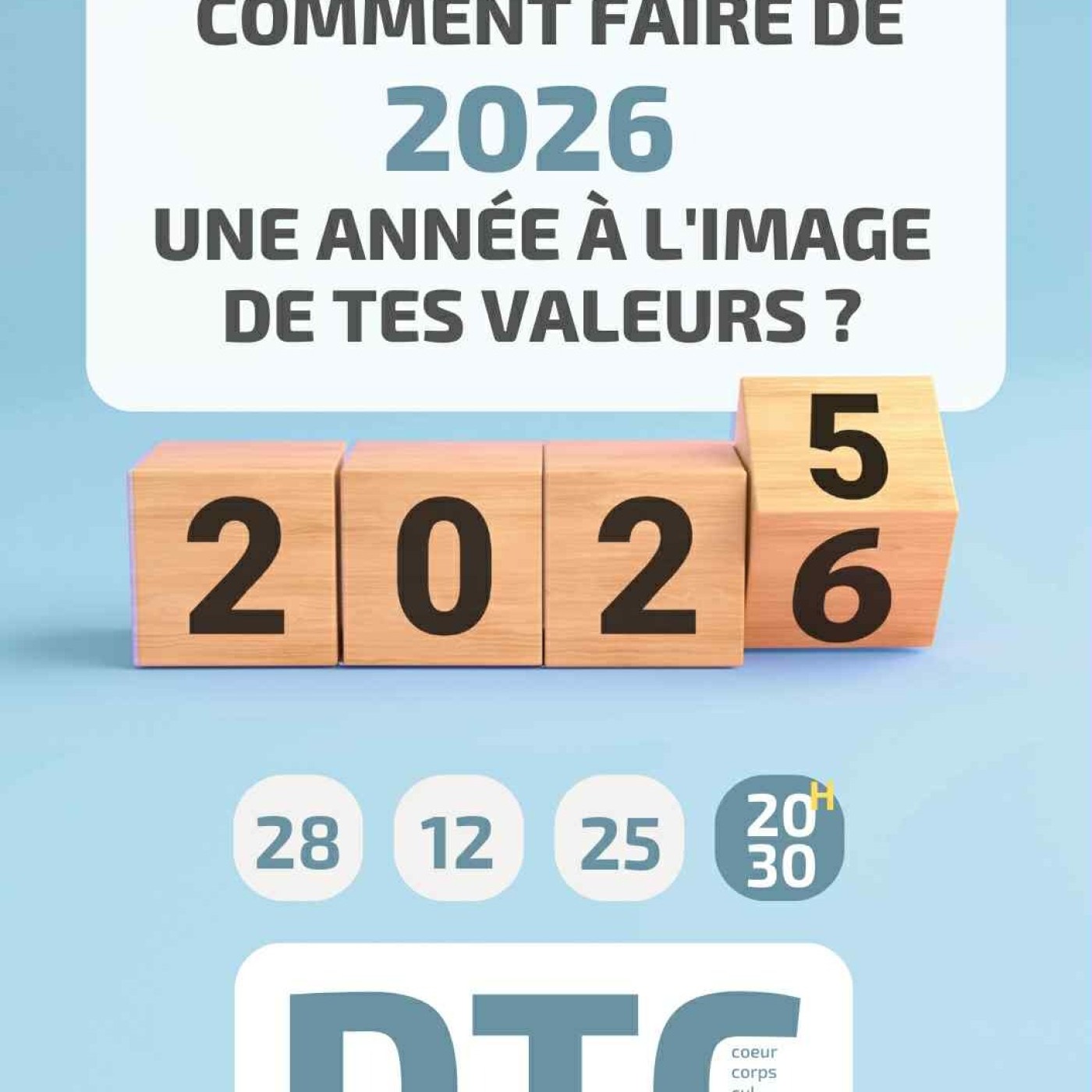DTC - « Comment faire de 2026 une année à l'image de tes valeurs ? » - Dimanche 28 décembre 2025 episode artwork